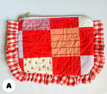 Load image into Gallery viewer, Quilted Ruffle Pouches