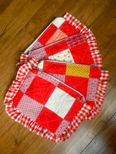 Load image into Gallery viewer, Quilted Ruffle Pouches
