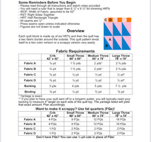 Load image into Gallery viewer, Half Dozen Quilt Pattern