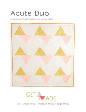 Load image into Gallery viewer, Acute Duo Quilt Pattern