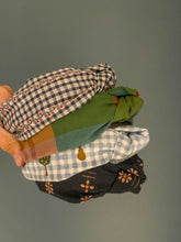 Load image into Gallery viewer, Rifle Paper Co Farmhouse Gingham Topknot Headband
