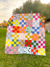 Load image into Gallery viewer, I Spy Nine Patch Quilt 52” x 52”

