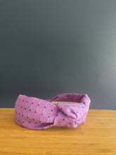 Load image into Gallery viewer, Seeds in Wisteria Topknot Headband
