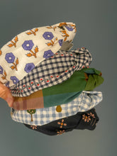 Load image into Gallery viewer, Cottage Flowering in Indigo Topknot Headband
