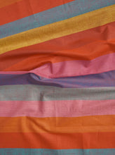 Load image into Gallery viewer, Poolside Stripe in Peony Topknot Headband
