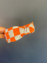 Load image into Gallery viewer, Checkers in Phoenix Topknot Headband
