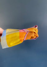 Load image into Gallery viewer, Party Dress Plaid in Wildflower Topknot Headband
