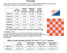 Load image into Gallery viewer, Six Squared Quilt Pattern
