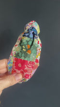 Load and play video in Gallery viewer, Scrappy Liberty of London Floral Quilted Headband
