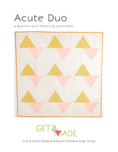 Load image into Gallery viewer, Acute Duo Quilt Pattern
