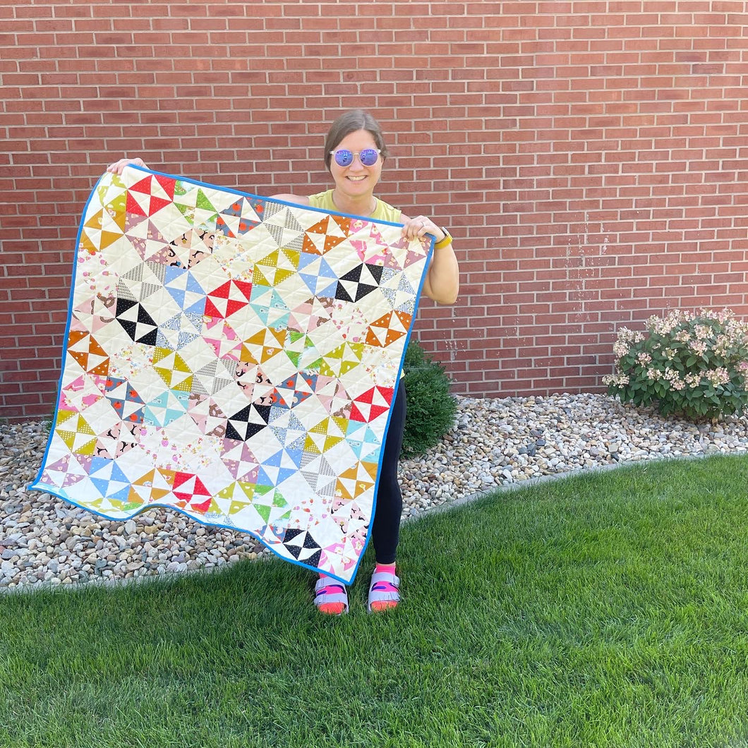 Colorful Toddler Size Ramona Quilt