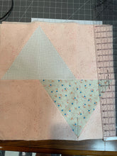 Load image into Gallery viewer, Light Pink Crib Size Acute Duo Quilt
